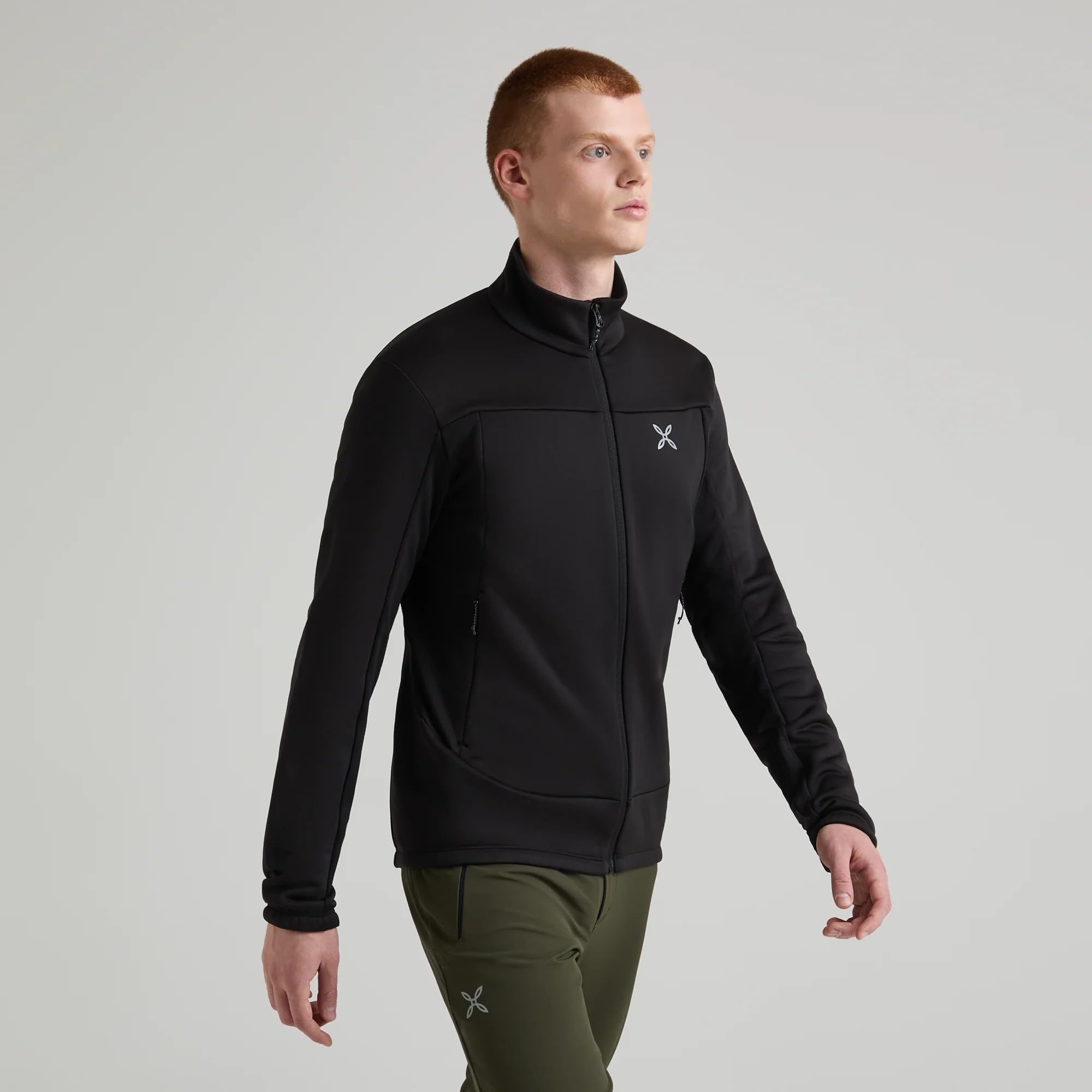 MONTURA Pulse Maglia, Felpa Full Zip in Pile Tecnico da Uomo per Outdoor e Tempo Libero