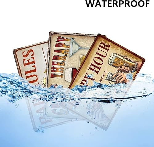 Miniatura 7 de Cartel de metal con texto en inglés 12 Fucking Rules To Success, póster retro para cafetería, bar, gimnasio, sala de estar, baño, cocina, hogar,