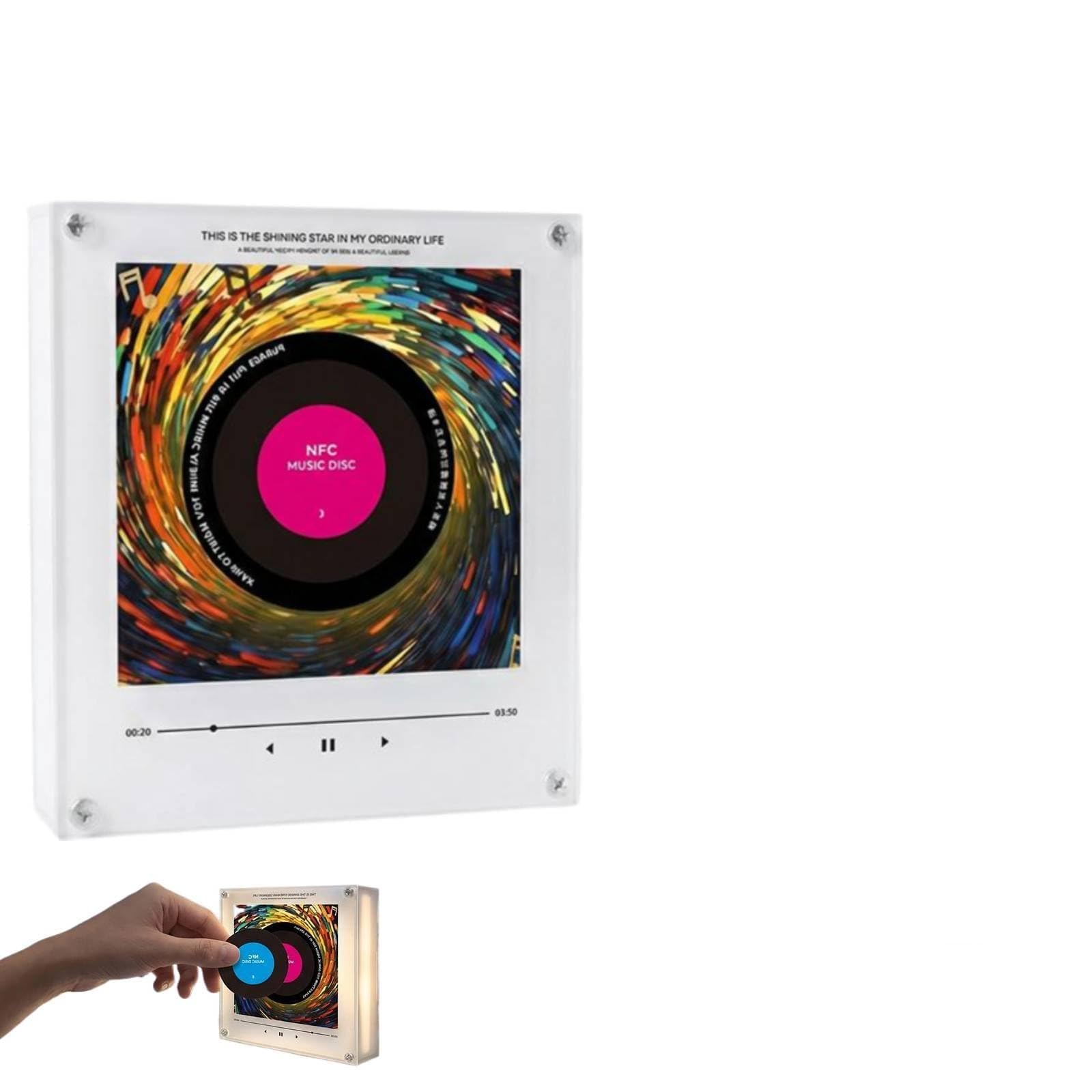 Etiquetas de sonido programables inteligentes con imán de nevera y altavoz NFC