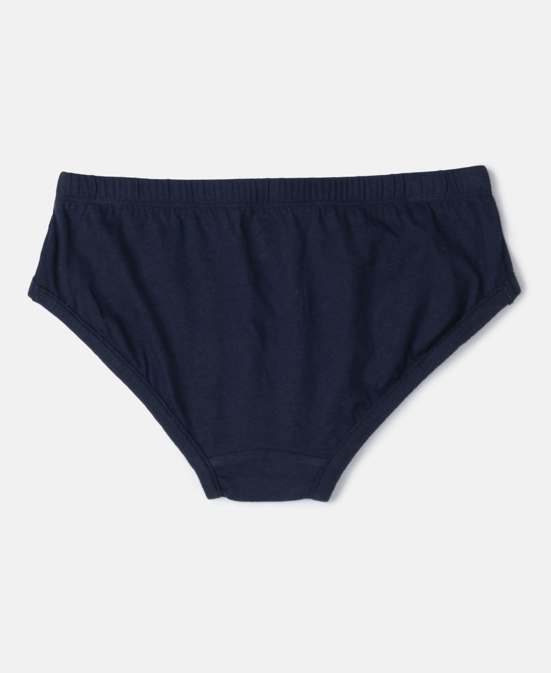 Jockey 3035 Boys Super Combed Cotton Solid Brief with Ultrasoft Waistband (Pack of 3)_Mandarin Orange, Navy & Ocean Depth_9-10 Yrs - Image 8 thumbnail