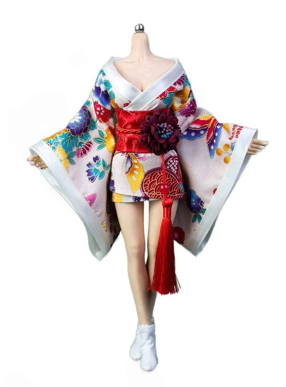 Robe de bain kimono 1/6 AMITD Ice Toys IC1004B vêtement miniature poupée 30cm