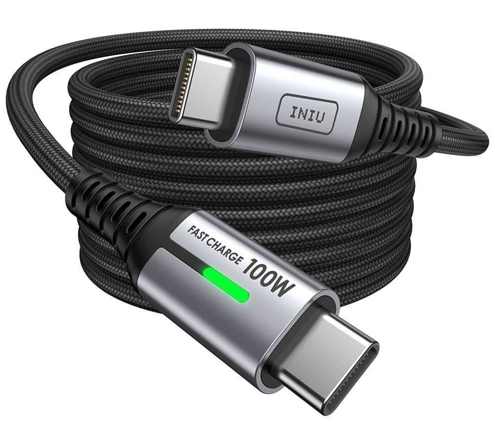 Sennheiser Profil Streaming Set Mikrofon, Czarny, 51 cm & Kabel USB C do USB C, INIU [2m] 100W PD 5A