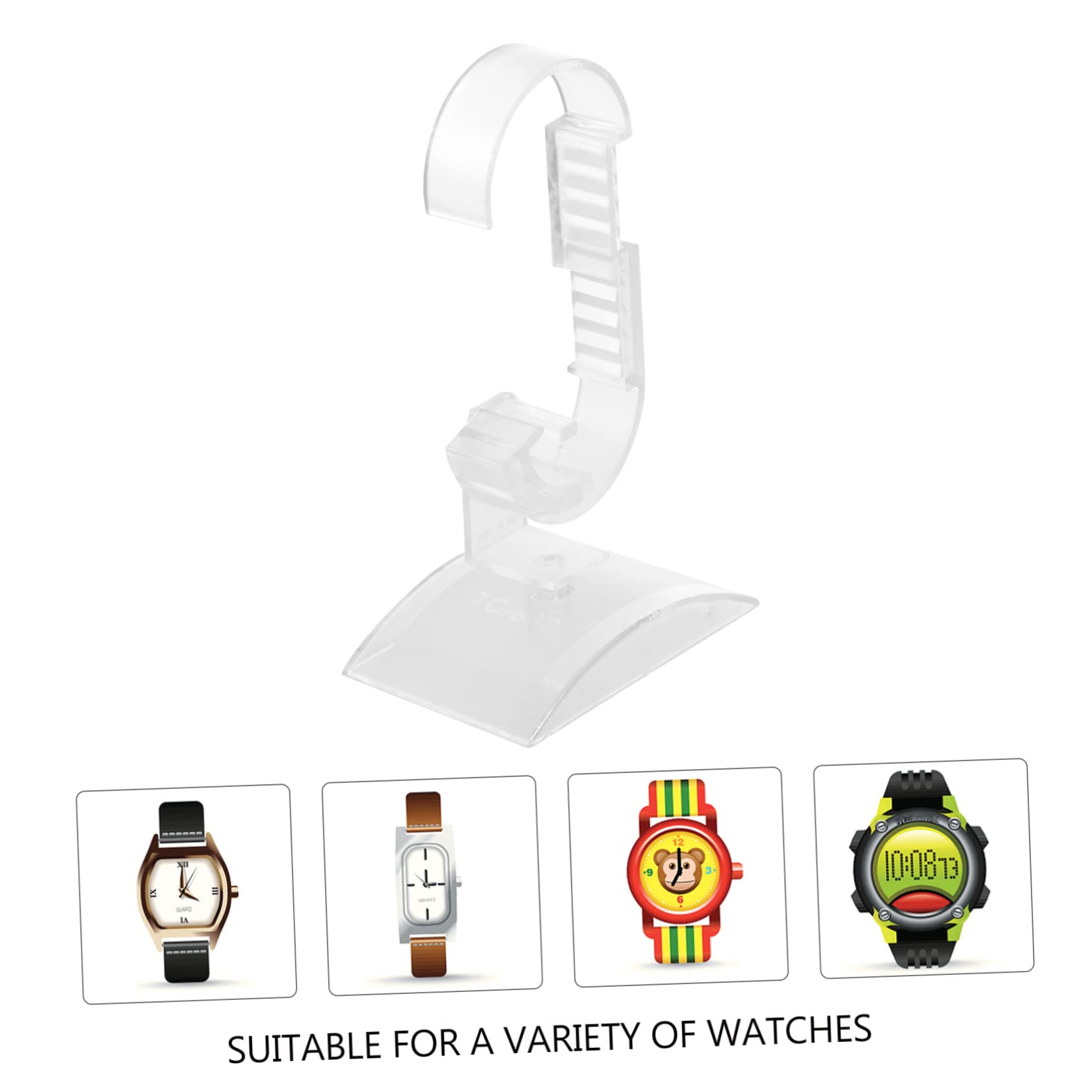 20stücke Uhrenständer Schmuck Organizer Halterung Einstellbare Transparente Präsentation Für Armbanduhren Für Zuhause Und Einzelhandel