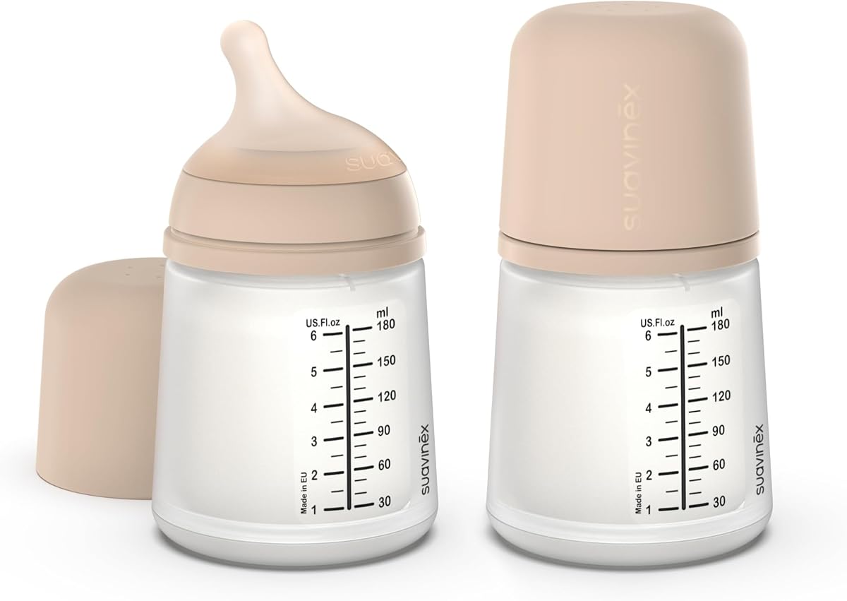 Suavinex Zero Zero Glass Anti-Colic Baby Bottle
