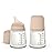 Suavinex Zero Zero Anti Colic Baby Bottle, No 1 Spanish Baby Bottle Brand, Minimizes Bottle Rejection & Nipple Confusion, Perfect for Combo Feeding, 2pk, 6oz/180mL, Light Tone, Adaptable Flow Nipple