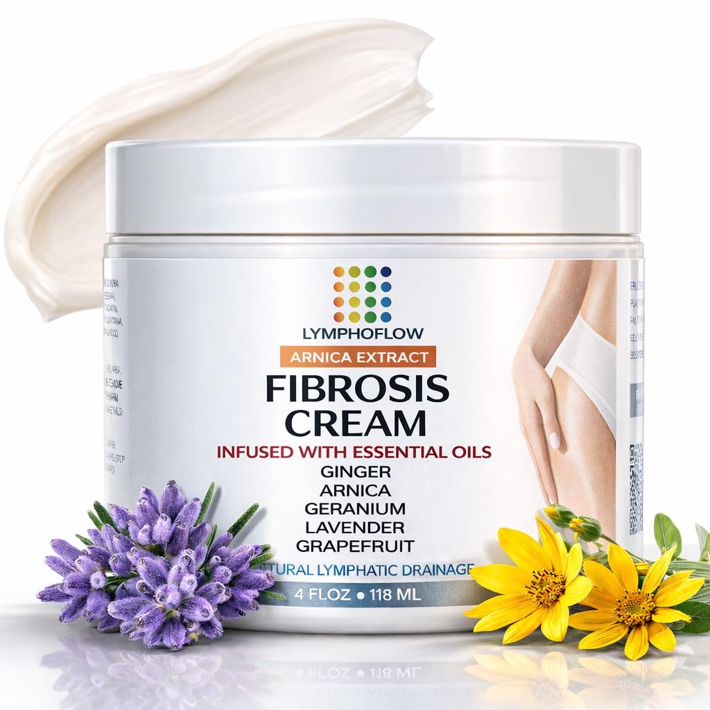 Fibrosis Care Cream After Liposuction and BBL I Use with Lymphatic Drainage Massage After 360 lipo, Brazilian Butt Lift, Tummy Tuck I Works with MLD Body Massager Tools, Faja, lipofoam I 4 Oz