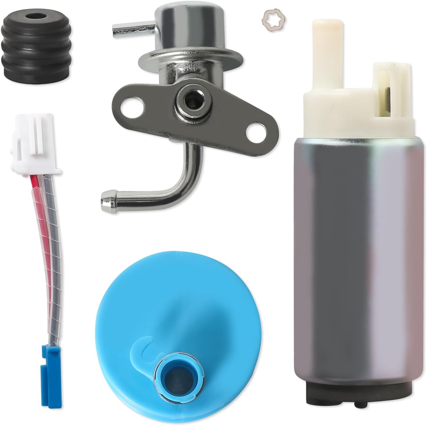 68V-13907-00-00 68V-13907-02-00 Fuel Pump with Pressure Regulator and Strainer for Yamaha Outboard F115 HP EFI MODELS 2000-2023