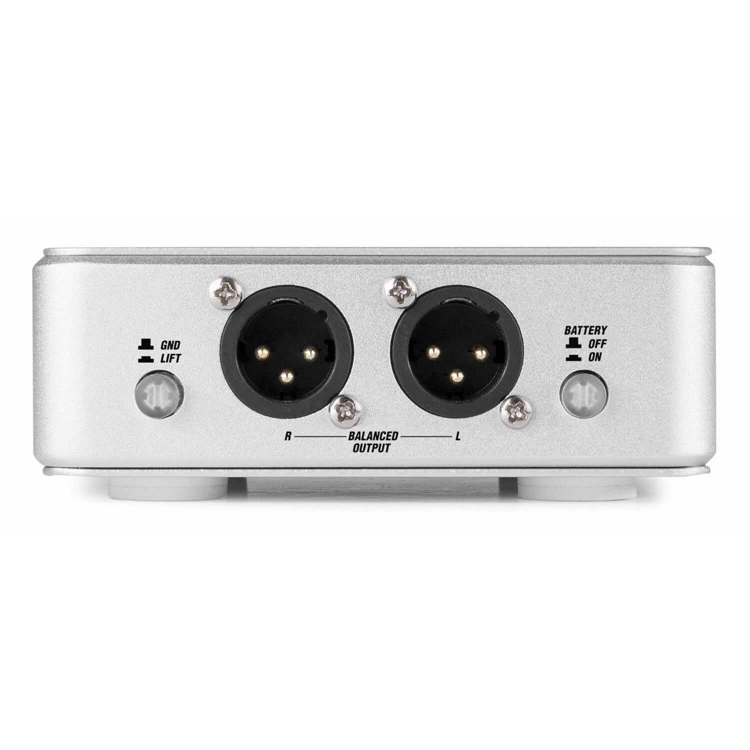 Power Dynamics PDX30 - Boîtier DI Stéréo, Aluminium, Très Robuste, Compatible Batterie, Idéal pour Augmenter Les Performances Sonores de Vos Instruments de Musique