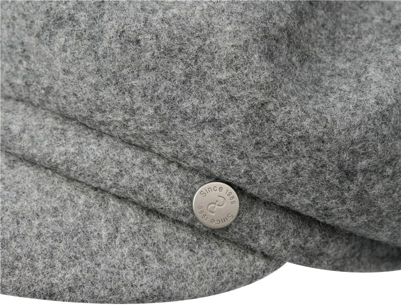 Wool Newsboy Hats for Women Classic Vintage Winter Warm Beret Hats 8 Panel Soft Retro Baker Boy Pageboy Cabbie Cap - Image 6