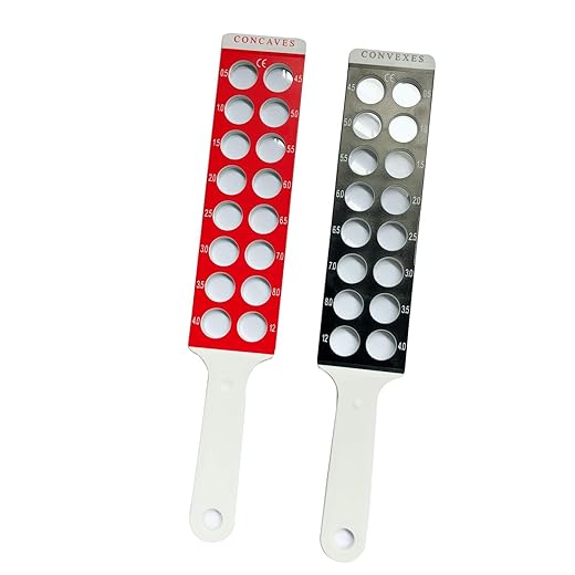 Conjunto de lentes de retinoscopia óptica com 32 lentes, equipamento oftálmico de optometria com lente retinoscópica de bolso de couro