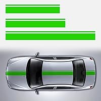 Vista 15 de 3 piezas de calcomanías adhesivas para capó de coche, techo, estilo deportivo modificado, rayas, calcomanías gráficas, vinilo, calcomanías