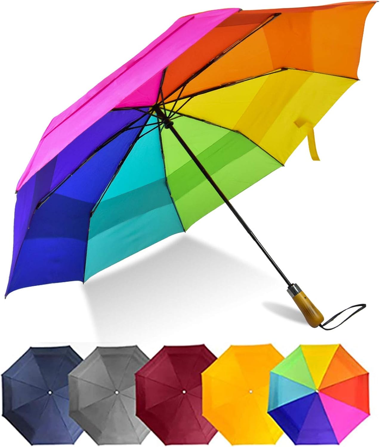 Double canopy folding umbrella Clearance