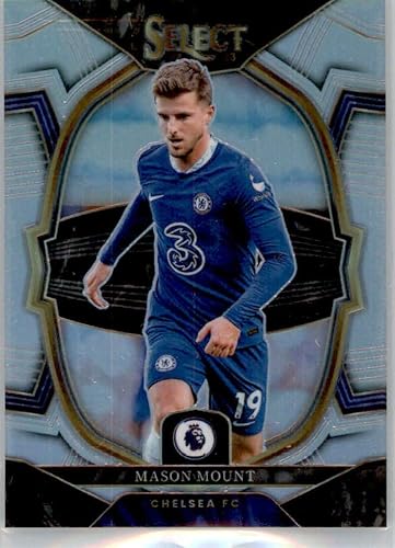 2022-23 Panini Select English Premier League Silver Prizm #26 Mason Mount Chelsea FC Terrace Official EPL Soccer Trading Card in Raw (NM or Better)