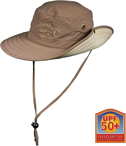 Miniatura 8 de Panama Jack Boonie - Sombrero de pesca con cubo, ligero, plegable, protección solar UPF (SPF) 50+, ala flotante de 3 pulgadas