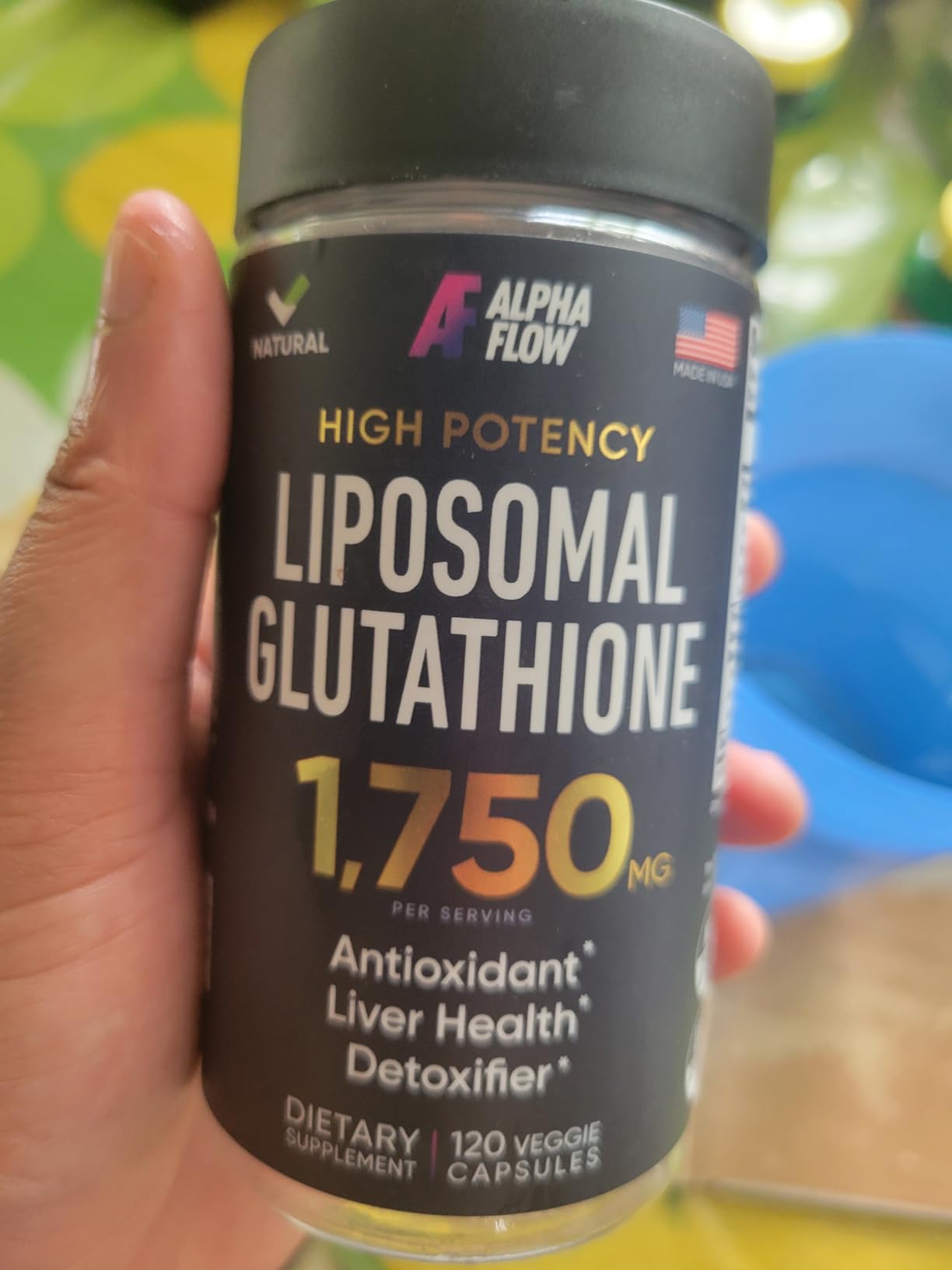 Liposomal Glutathione Supplement 1000MG + 750MG- Bermuda