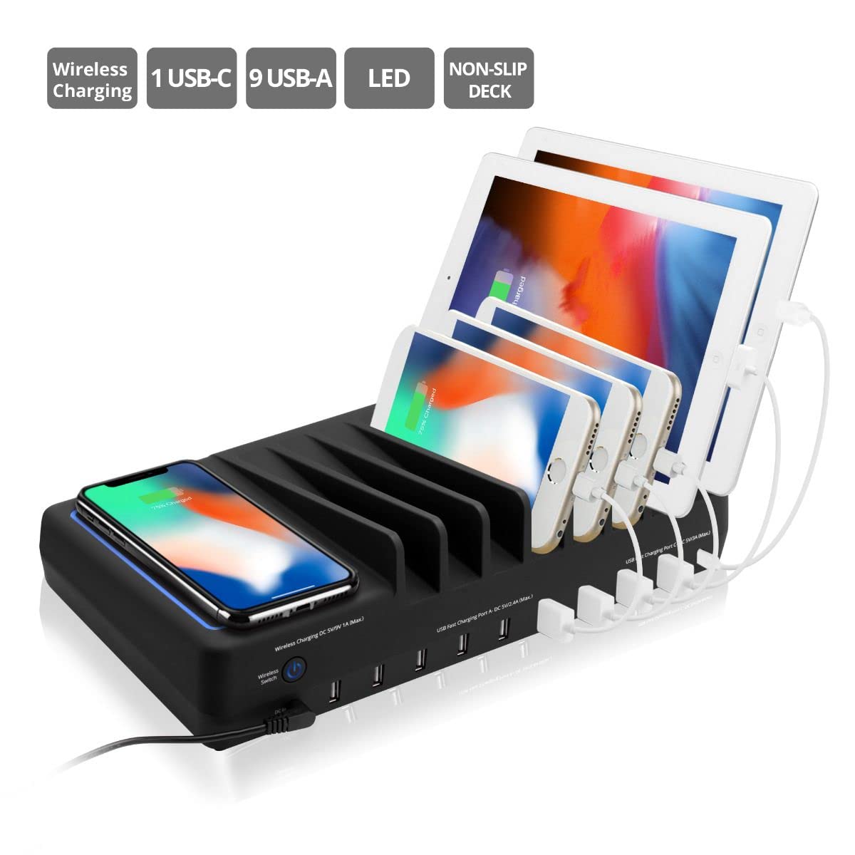 SIIG 10 Port 90W USB Charging Station Review - Dettaglio