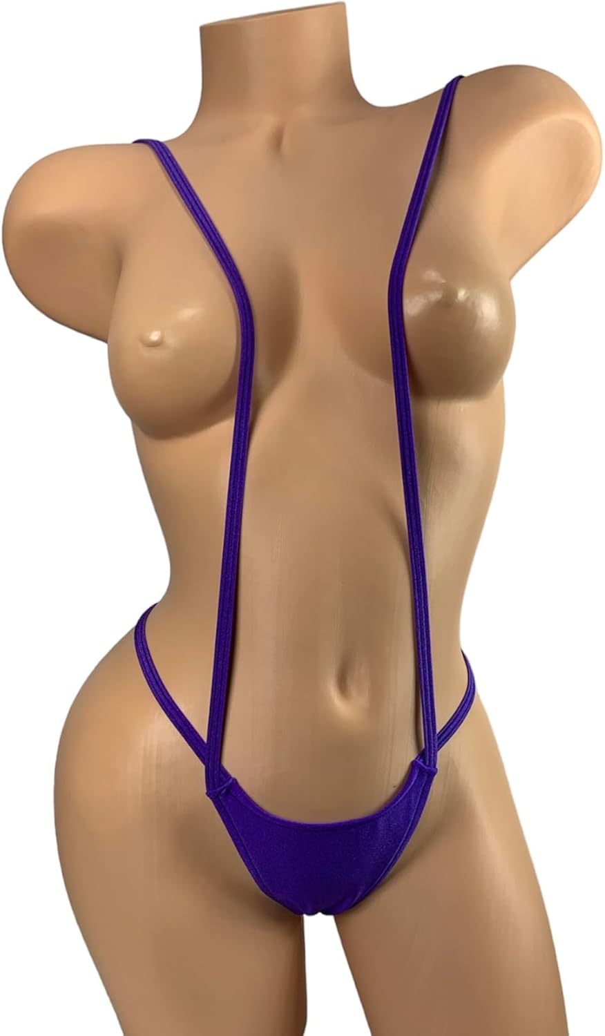 Freya's Boutique Purple Bikini Thong Slingshot Mini G-String Bottom Panty Strap Micro Skimpy Thong Swimwear Exotic Pole Stripper Dancewear Underwear Rave Outfits Clubwear - Image 6