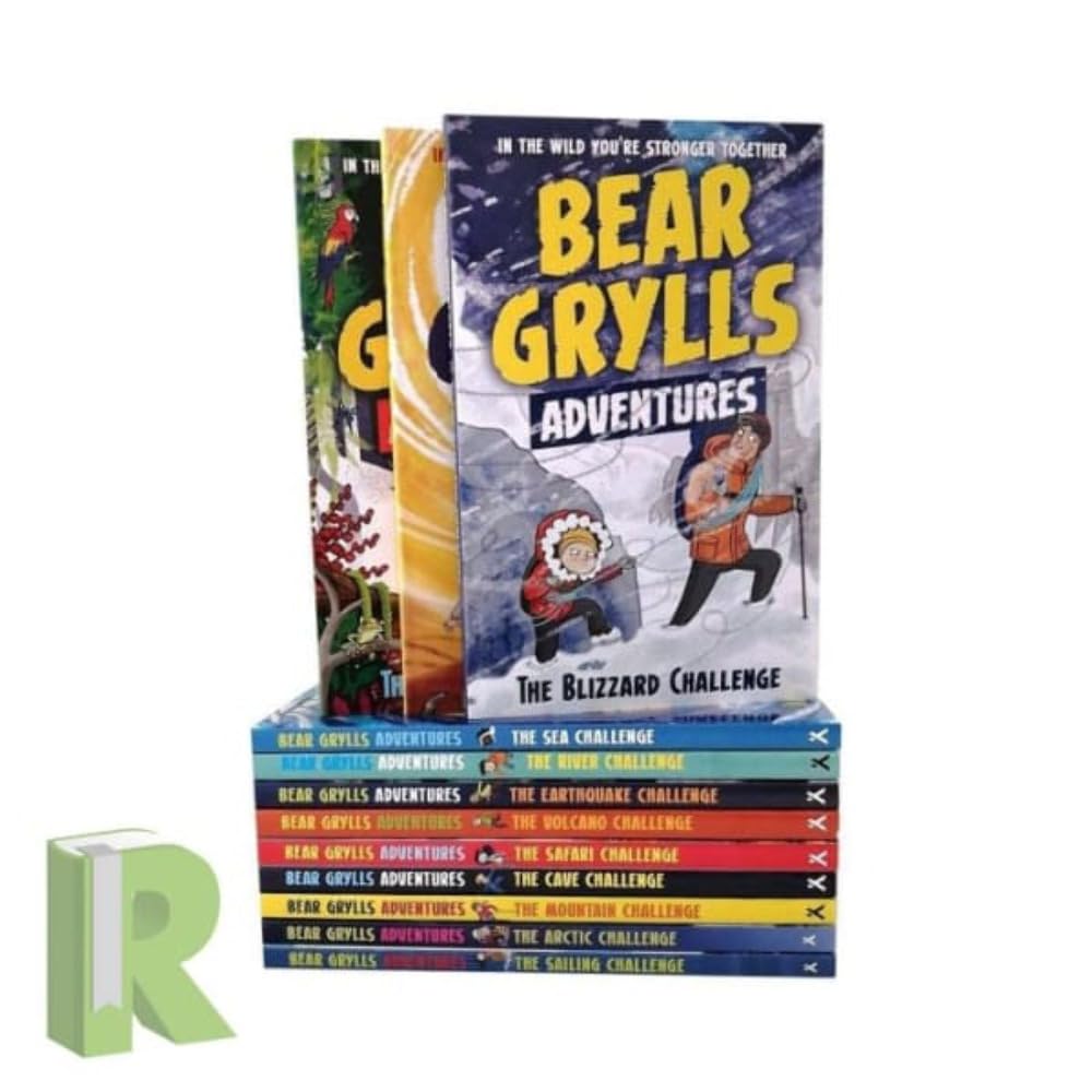 Bear Grylls The Complete Adventures Collection 12 Books Set