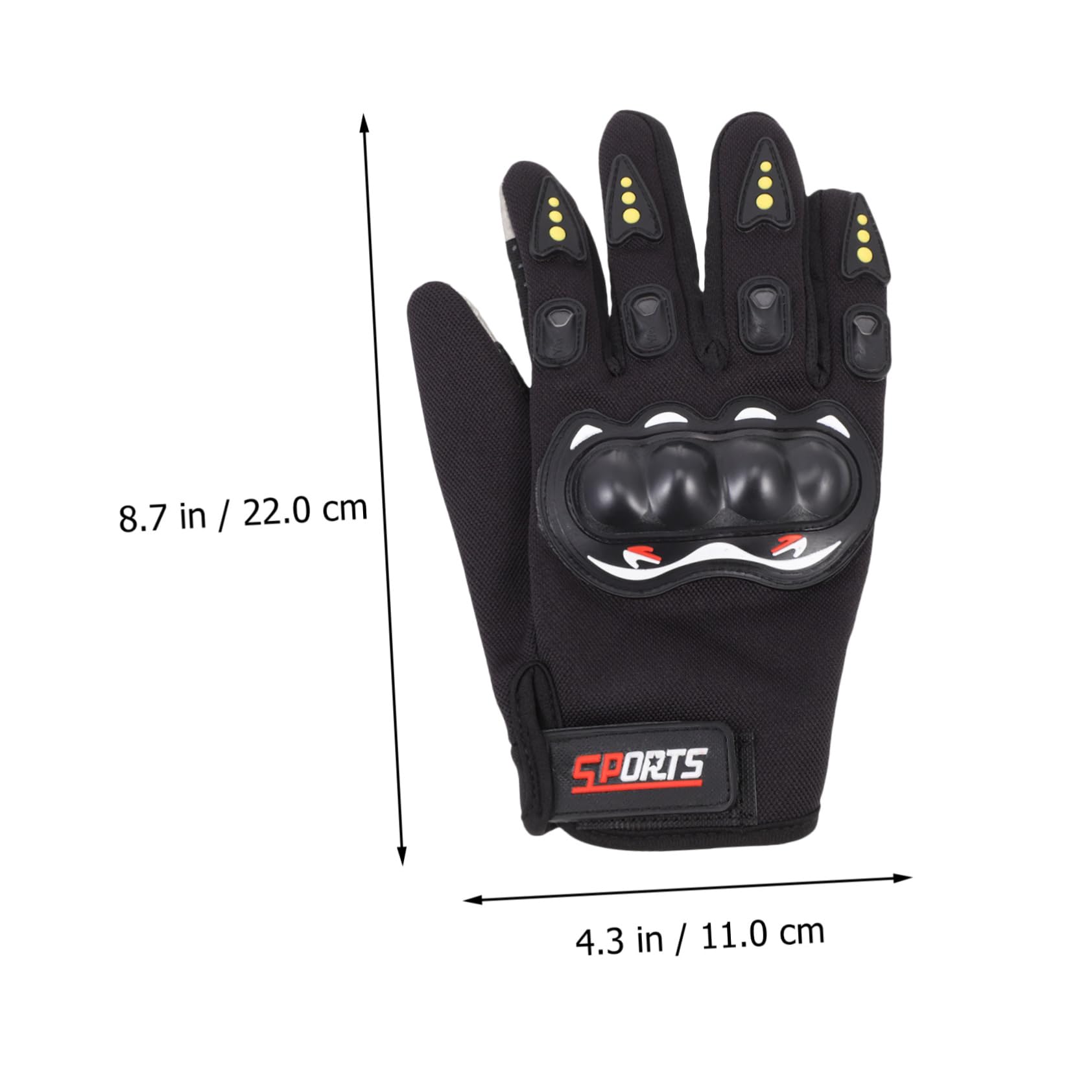 VANZACK 1Pair Warm Full Finger Touchscreen Riding Gloves Multipurpose Slip Skiing Gloves for Winter and Autumn Outdoor Activities Breathable Moisture Wicking Comfort for Biking