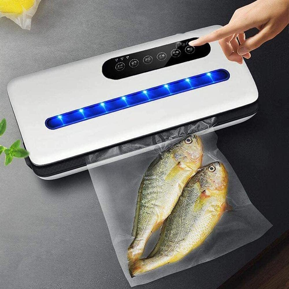 Envasadora al vacío automática Sellador al vacío Automático Máquina selladora al vacío Sellador de alimentos automático para el hogar para ahorradores de alimentos Modos de alimentos secos