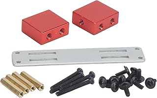 RC Metal Servo Fixed Mount Bracket Upgrade Parts Accessory for MN/WPL RC Car(red)