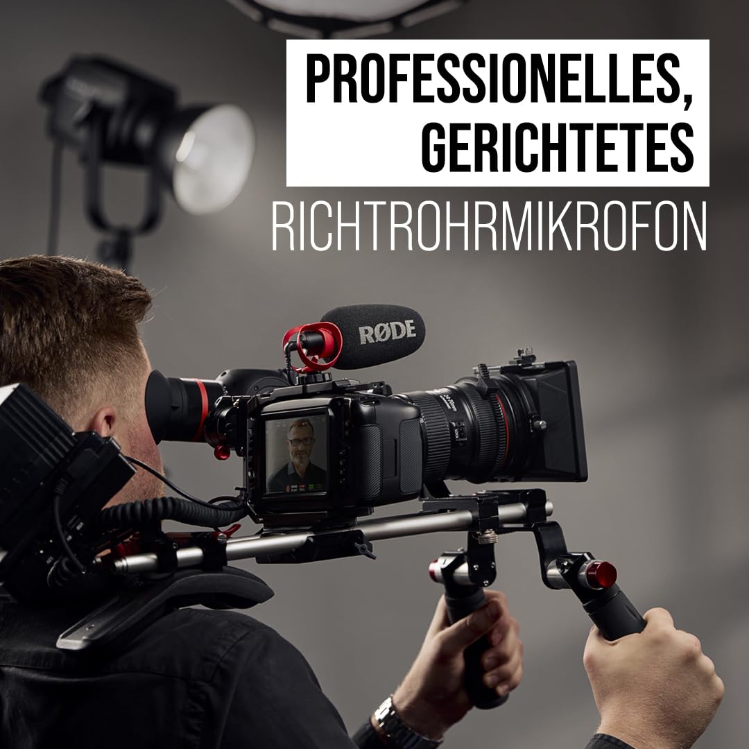 RØDE VideoMicro II – Ultra-kompaktes Richtrohrmikrofon für Kamera oder Mobilgerät, mit XLR