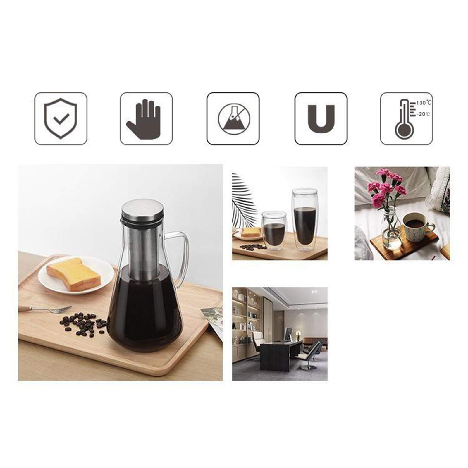 Caffettiera da 1, Bollitore per caffè E tè, Accessorio per La Cucina di Casa E