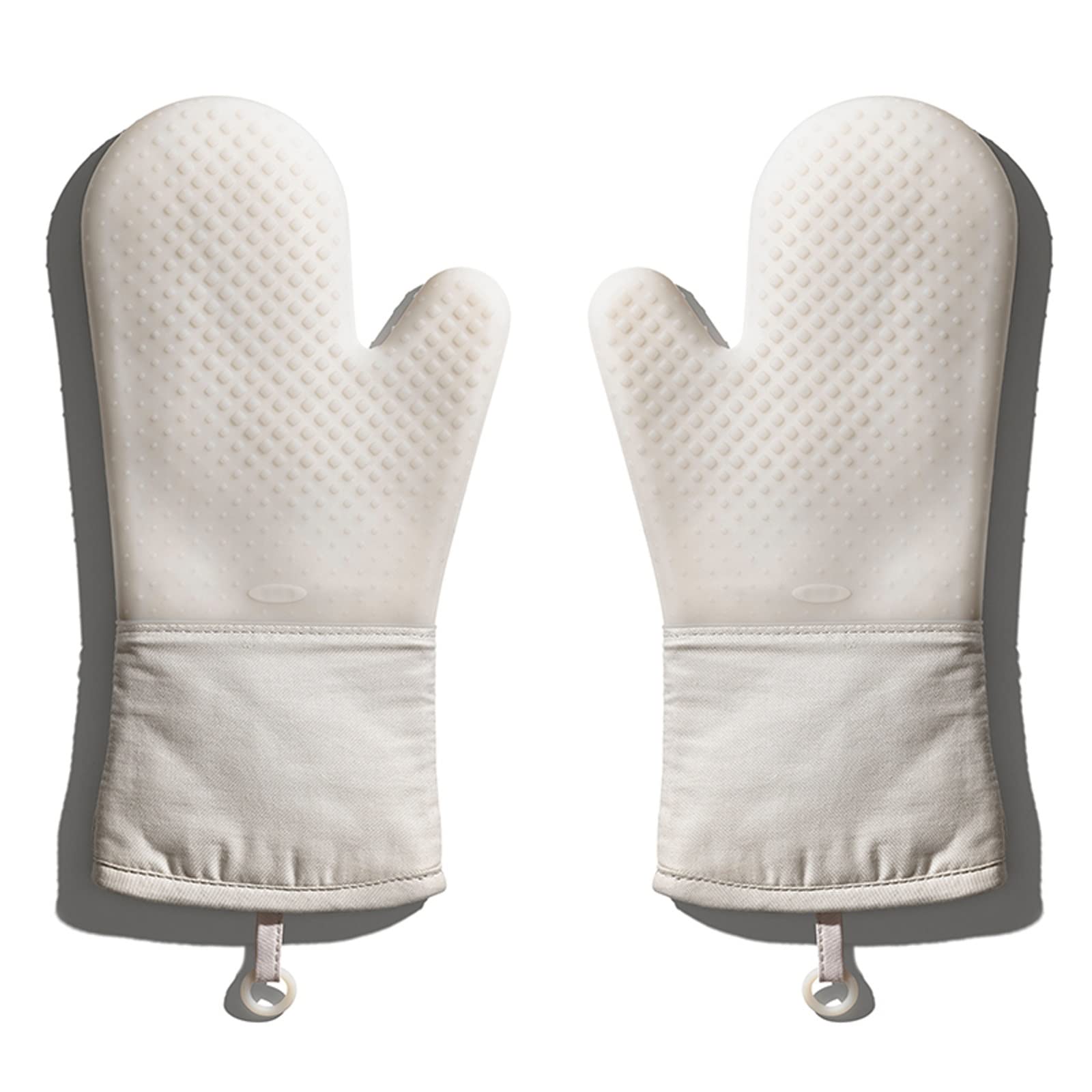 Ofenhandschuhe Silikonhandschuhe, Grillhandschuhe, hitzebeständige Küchenhandschuhe, rutschfest, mit Umhängeband, Silikon-Ofenhandschuhe for Küche, Kochen, Backen Topfhandschuhe zum Kochen