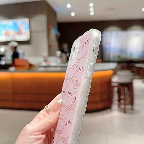Miniatura 6 de Funda compatible con iPhone 11, bonita funda de dibujos animados de conejo melocotón con bonito diseño de cadena para mujeres y niñas, funda