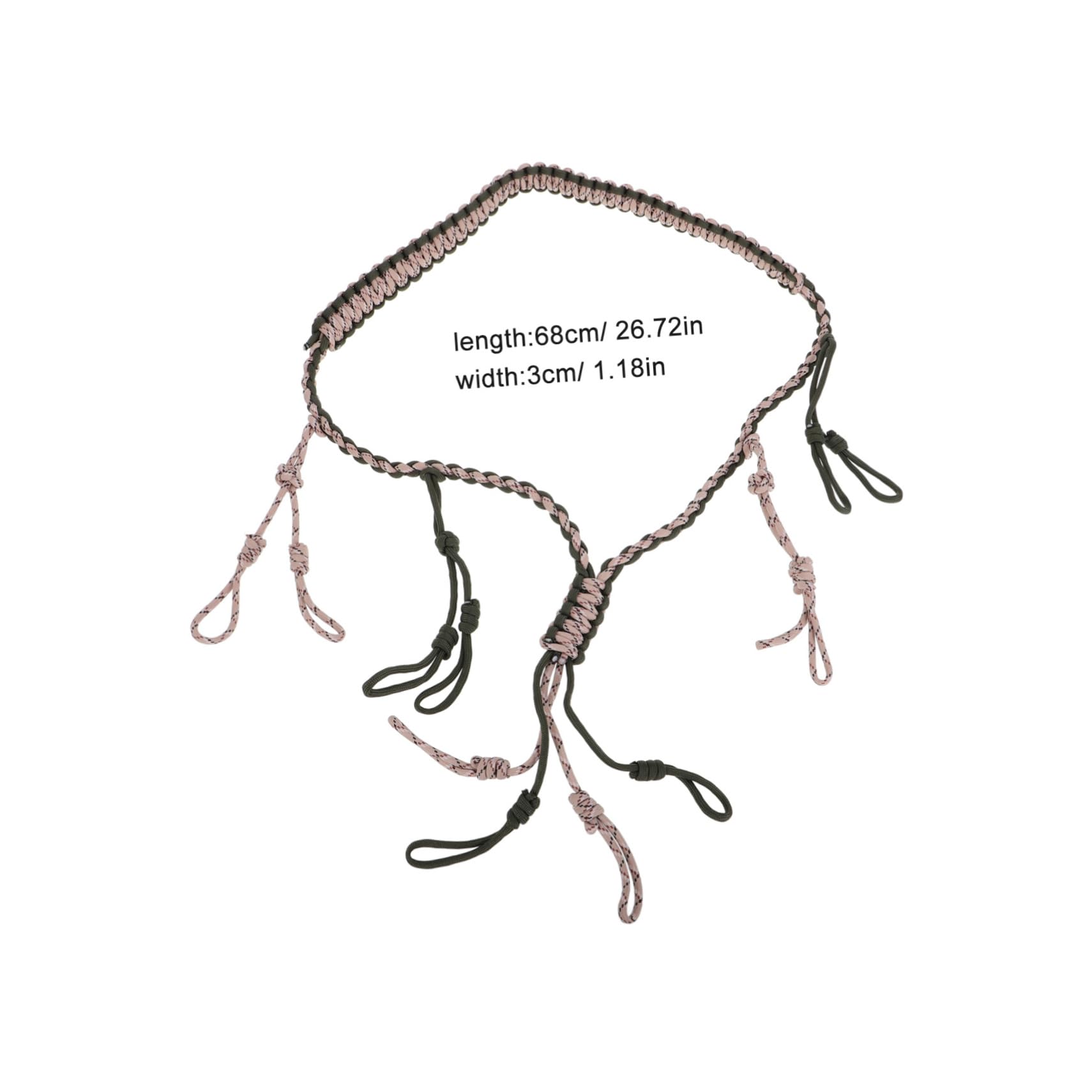 GOOHOCHY Versatile Hiking Lanyard Adjustable Camping Rope Survival Gear Tent Cord Outdoor Activity Accessory