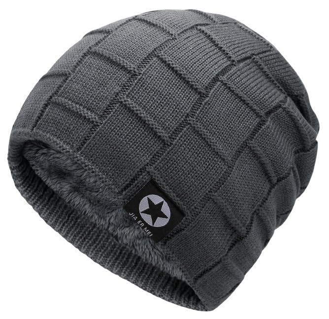 Soft Warm Snow and Air Proof Fleece Knitted Casual and Formal for Men's and Women's Woolen Hat Cap (Inside Fur) Warm Winter Soft Warm Beanie Cap-image-37