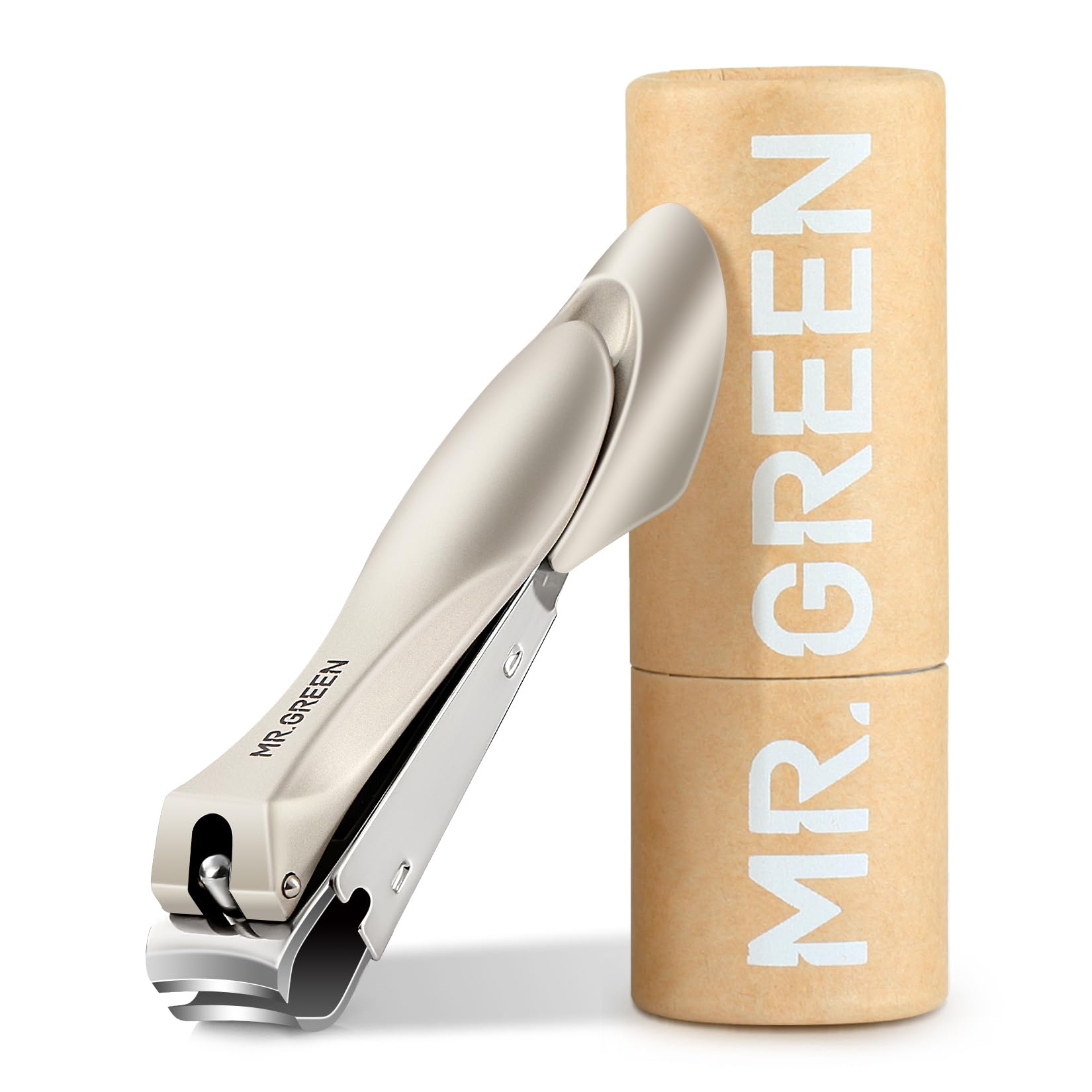 MR.GREEN Professional Nail Clipper, Japanese Nail Cutter with Integrated Reservoir File, Stainless Steel for Men, Women, Children, Foot and Hand