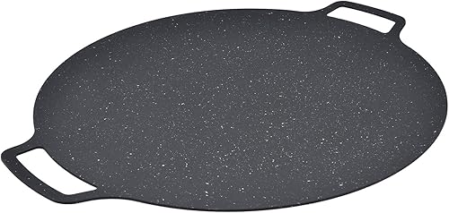 Miniatura 9 de Tyenaza Sartén para barbacoa coreana, plancha antiadherente resistente al calor, bandeja para parrilla redonda para cerdo, panqueques, estufa