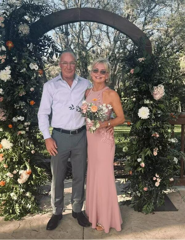 Chiffon Mother of The Bride Dresses for Wedding Lace Applique Long Formal Dresses for Women XOD04912