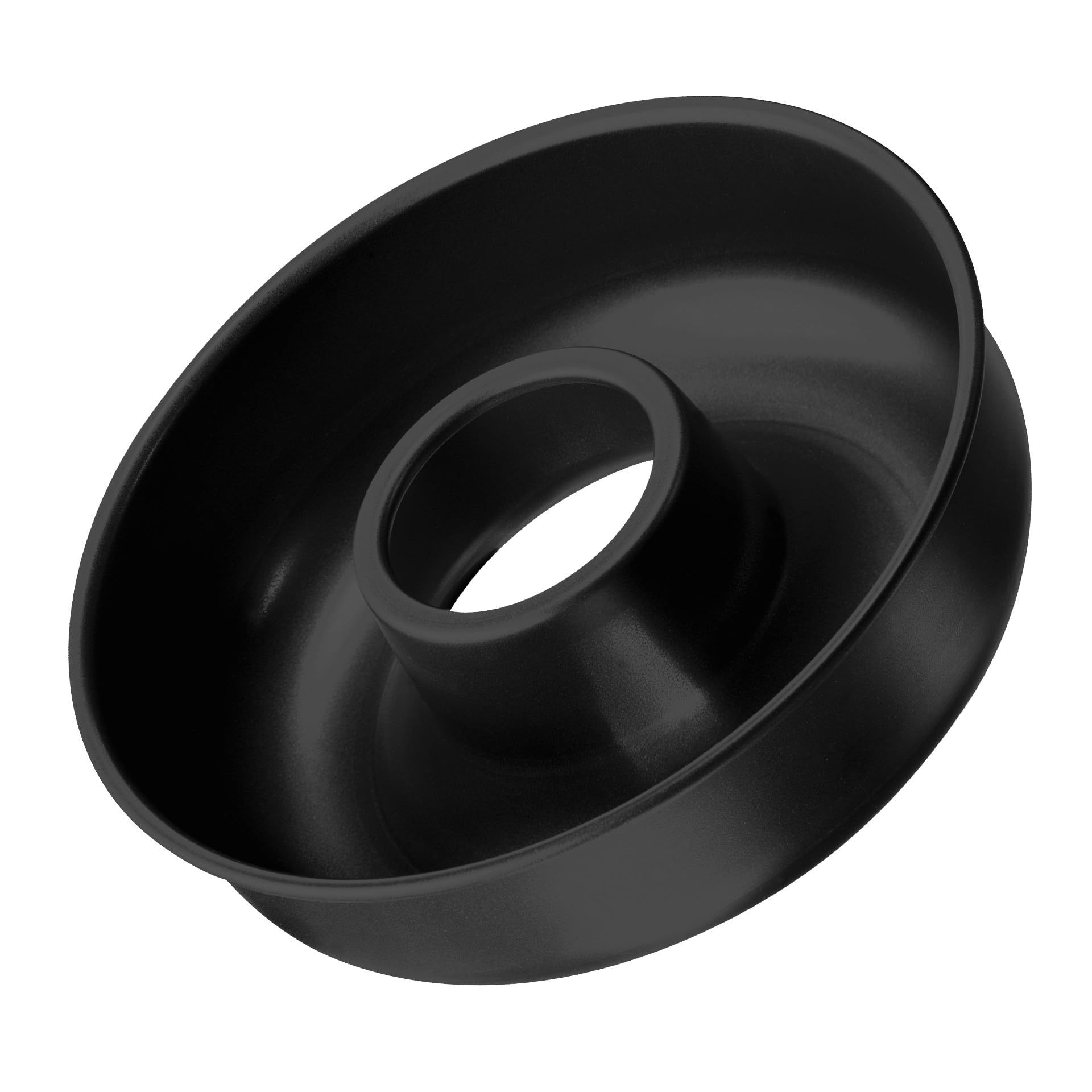 Zenker Stampo per Ciambella Liscia con Foro Centrale Ø28 x 7cm, in Acciaio Carbon Steel con rivestimento Antiaderente, per Casatiello, Tortano e dolci tradizionali Italiani