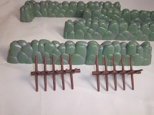 Miniatura 2 de Muros de piedra estilo Marx y barricadas de espiga ofrecidas por Classic Toy Soldiers, Inc