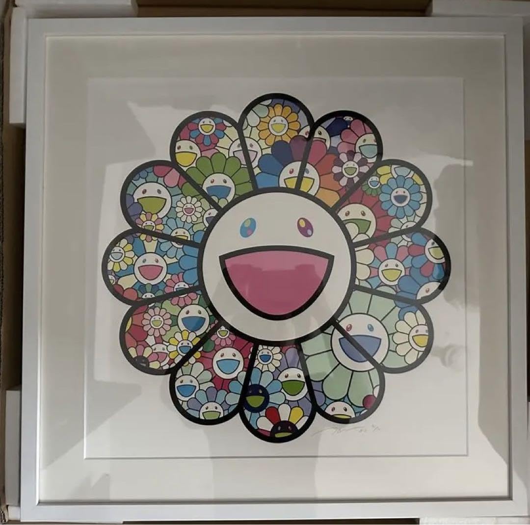 Amazon.co.jp: 村上隆 入学式 額付き サイン入り ED100 : おもちゃ 