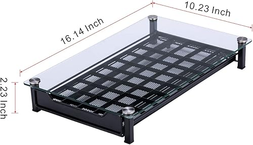 Miniatura 3 de Rice rat Soporte de almacenamiento para cápsulas de café organizador de cajones originalina vidrio templado de cristal 50 cápsulas