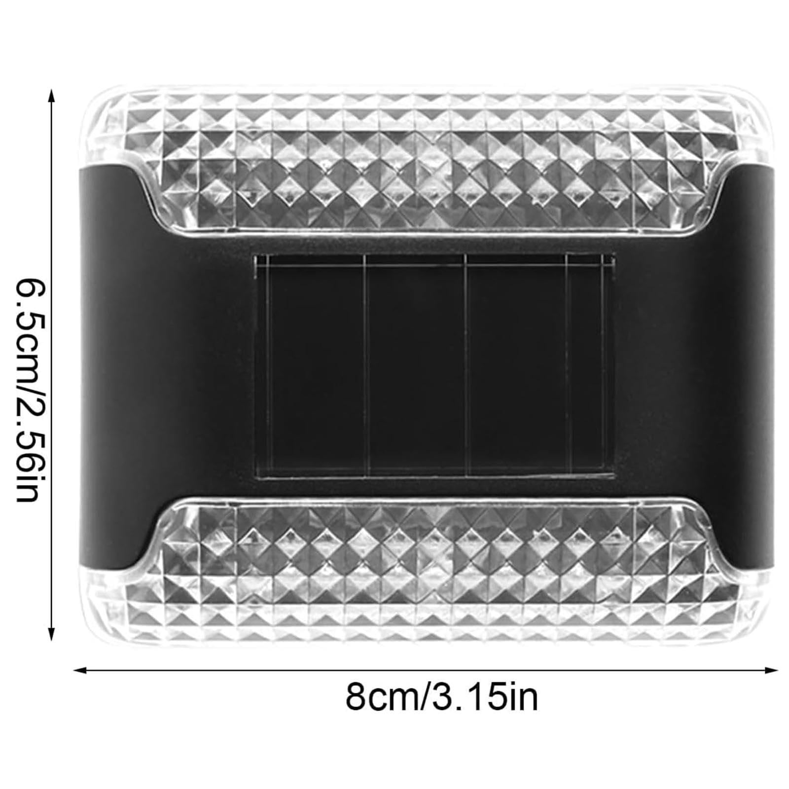 Set da 4 Lampade LED per Esterni, Luci Solari per Recinzioni E Prati (impermeabilità IP65) – Decorazioni Solari Luminose E Durevoli per L'illuminazione del Giardino(Warm Light)