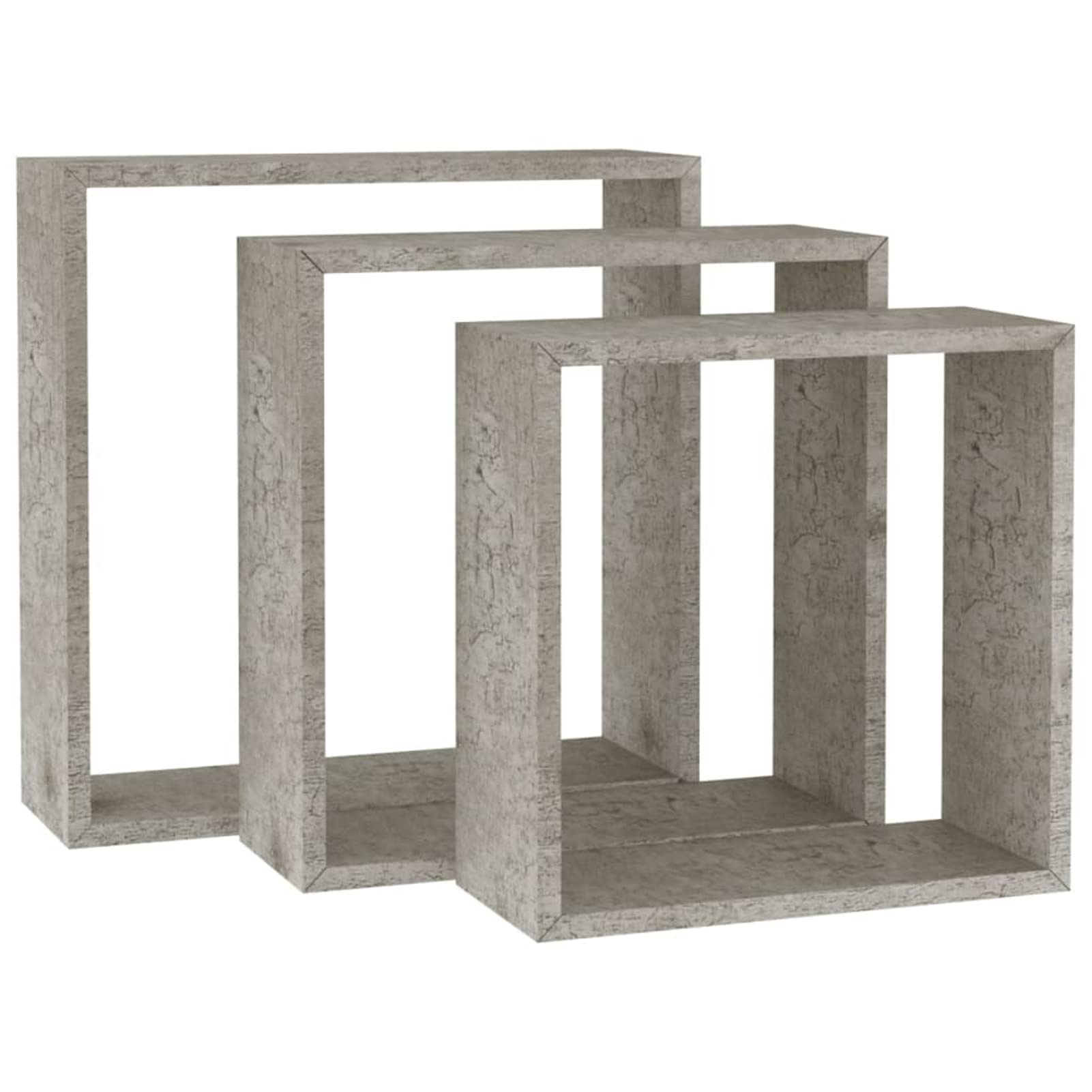 Tidyard Set 3 Mensole da Parete Moderne Design a Cubo in MDF per Libri/Dvd,Mensole da Muro a Cubo,Mensola a Cubo,Mensola da Muro Design,Mensole da Caneretta