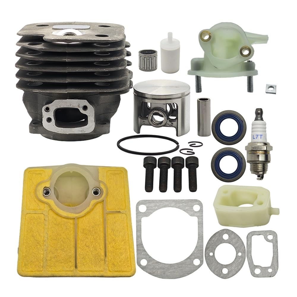 Kit cylindre piston 52mm pour résoudre les pertes de puissance sur tronçonneuse 266 61 66