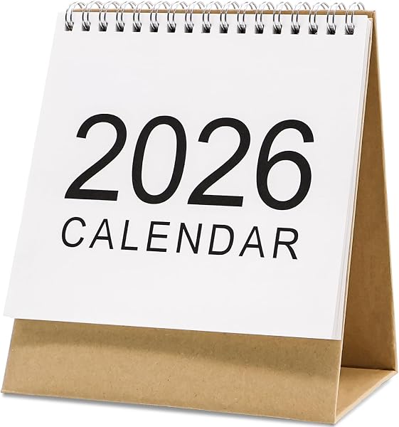 YuleNova 2026 Mini Desk Calendar