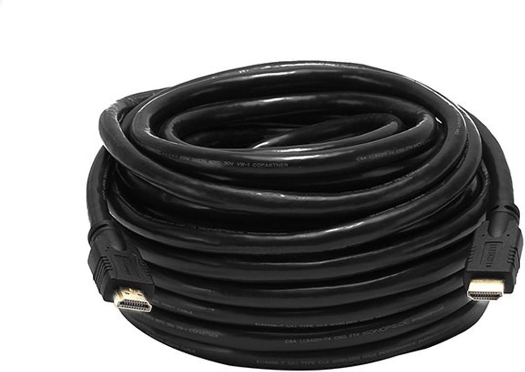 ANDTRONICS Full HD Hdmi Cable for Laptop, Tv, Projector, Plasma, Led and LCD 3D 4K 20M 60FT HDMI Cable (Black)