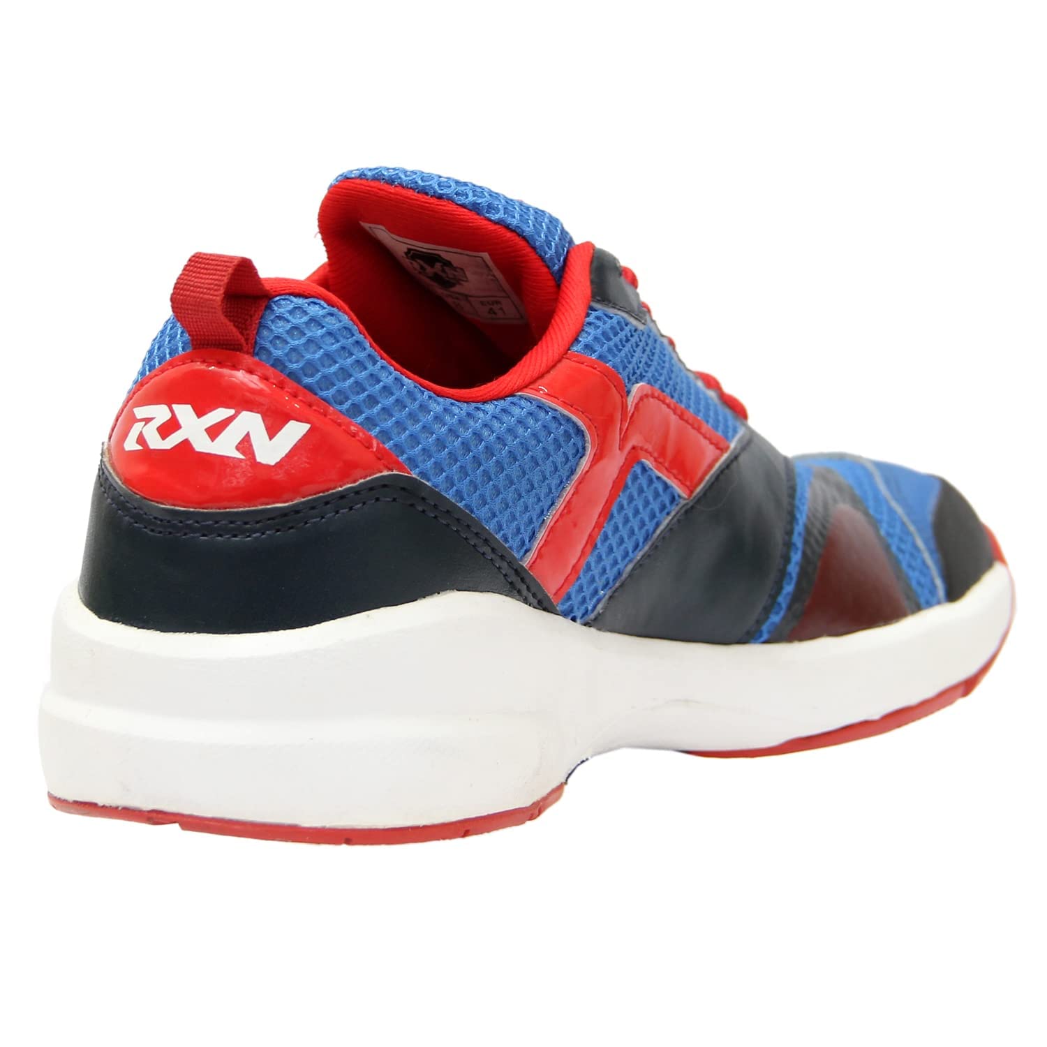 RXN Supercourt high Performance Lawn Tennis Shoe (Red/Blue, Numeric_2) 3