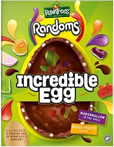 Random Incredible Egg 540g - A Milk Chocolate Shell With Marshmallow ...
