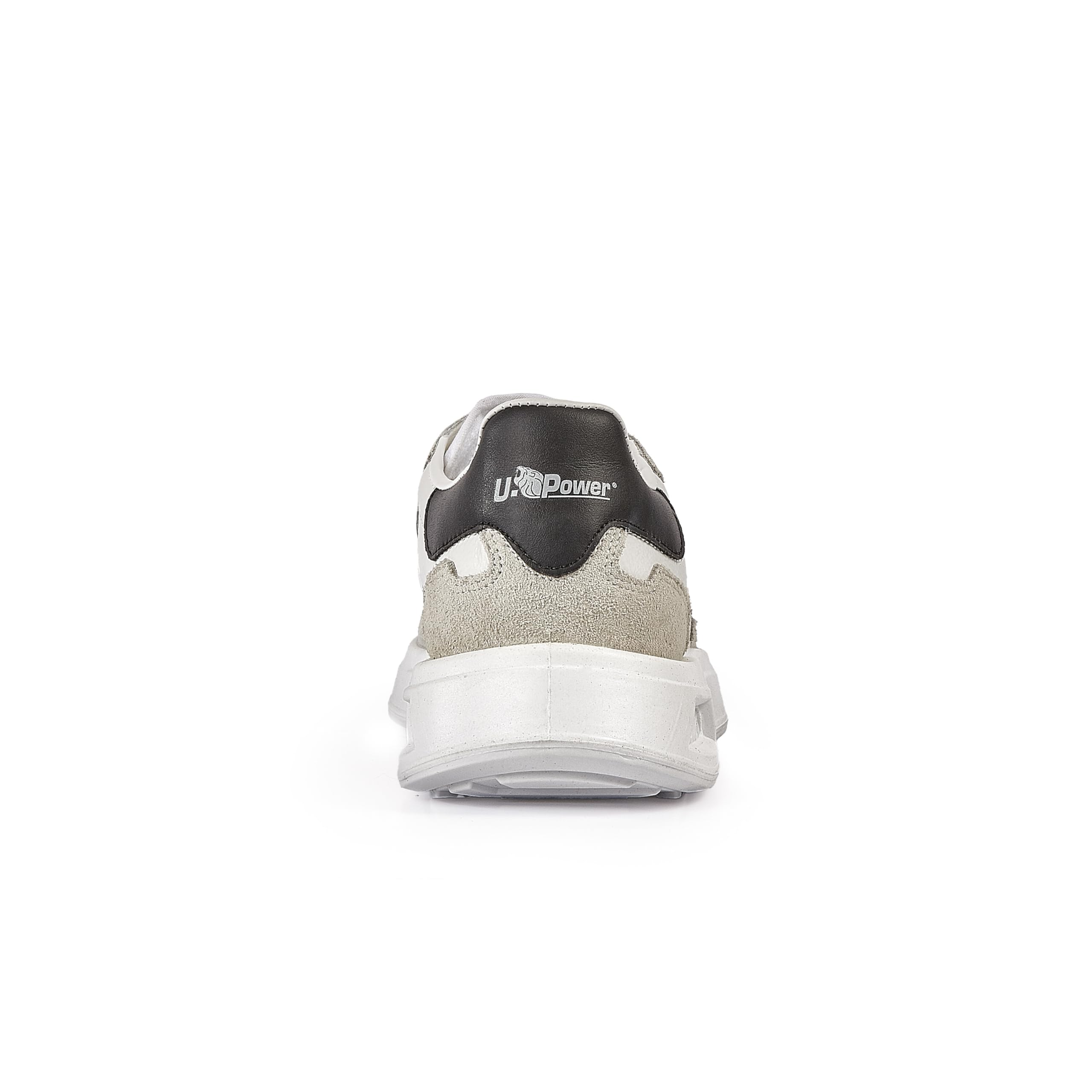 U-Power Urban Lifestyle Helix, Scarpe Sportive e Casual Bianche, Nere e Beige in Morbida Pelle. Sneakers Basse con Suola Antiscivolo con Inserto Infinergy, Ideali per l'uso Quotidiano.