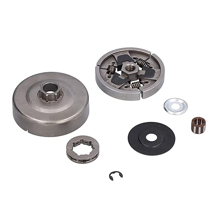 Clutch Assembly Kit, Clutches Drum Sprocket Parts Easy Replace Chain Saw Supplies S2 Alloy Steel for MS270 MS280 MS281 MS271