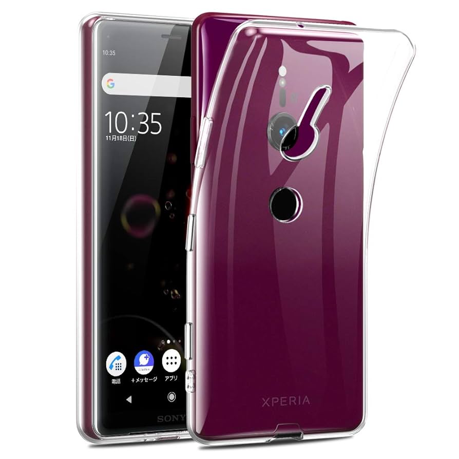 Amazon.co.jp: Xperia XZ3 ケース カバー クリア SO-01L ケース