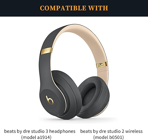 Miniatura 6 de Carcasa de carcasa que incluye piezas de panel interior y exterior izquierdo y derecho, accesorios de repuesto para Studio 3.0 inalámbrico con cable