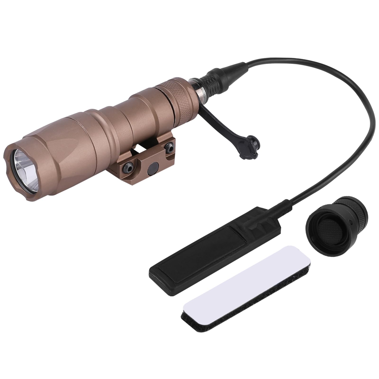 Tactical Flashlight Rifle Weapon Light M300A -Mini LED Tactical Light with Pressure Switch, 400 Lumens Flashlight for Picatinny Rails